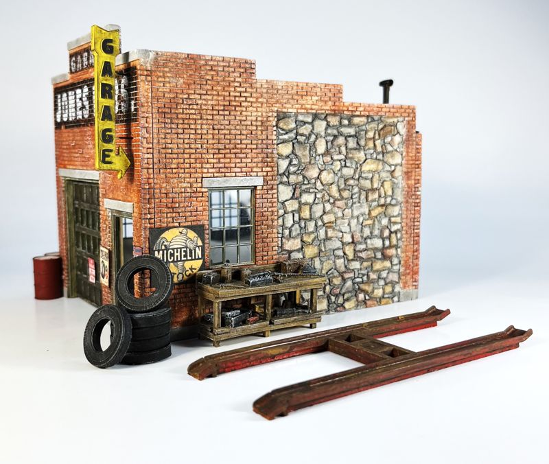 O/On30 148 Scale Jones Brothers Garage